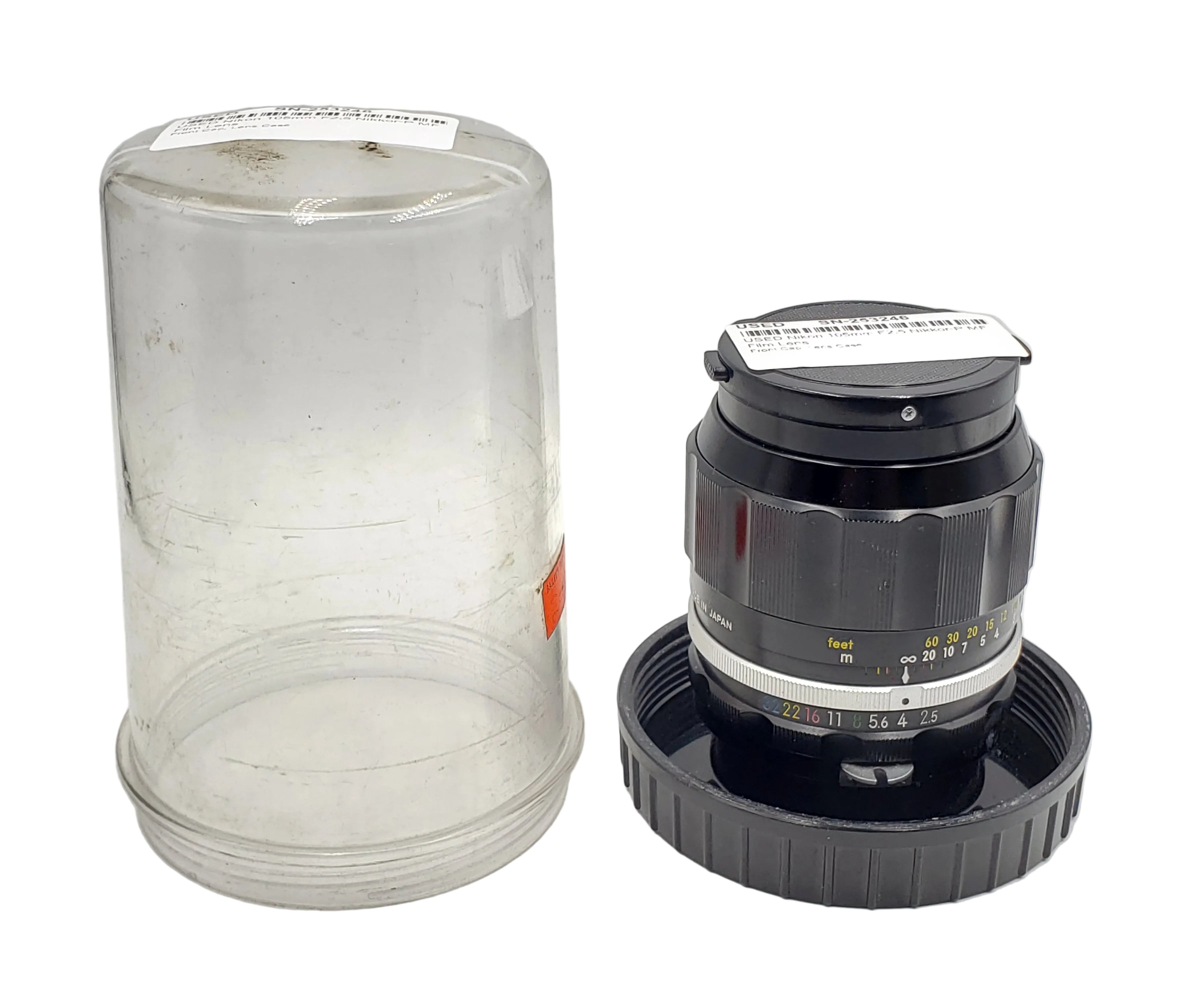 USED Nikon 105mm F2.5 Nikkor-P MF Film Lens