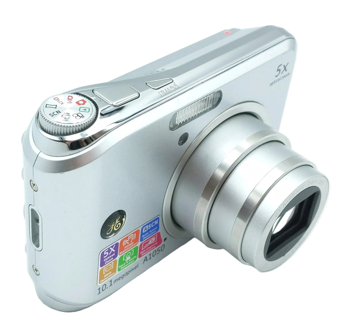 Used GE A1050 10MP 5x Zoom Digital Point and Shoot Camera