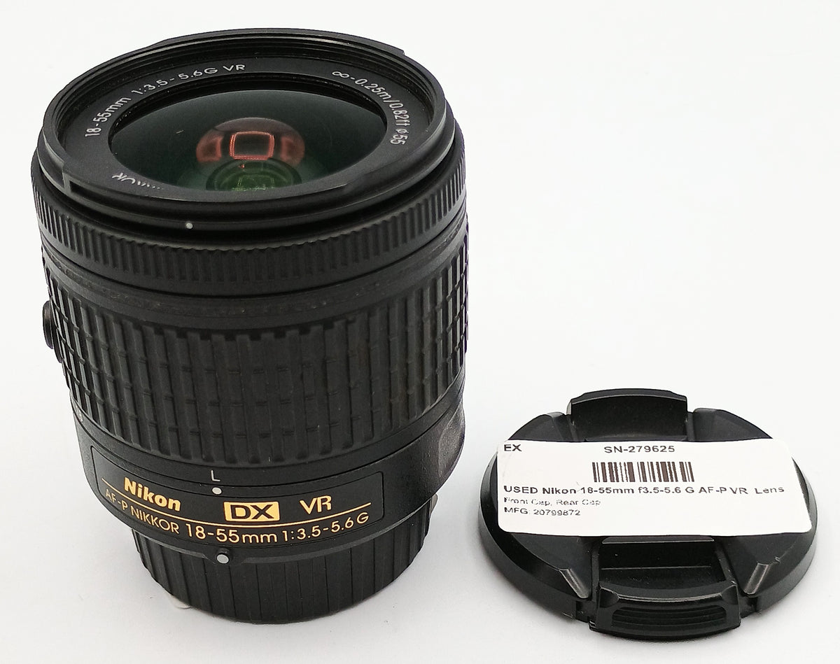 USED Nikon 18-55mm f3.5-5.6 G AF-P VR  Lens