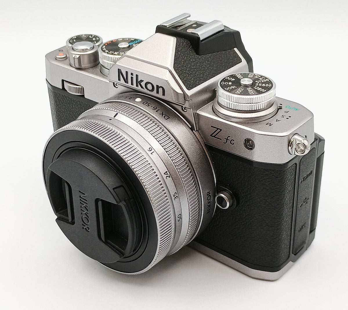 Used Nikon Z fc DX-format Mirrorless Camera w/ NIKKOR Z DX 16-50mm f3.5-6.3 VR (Silver)