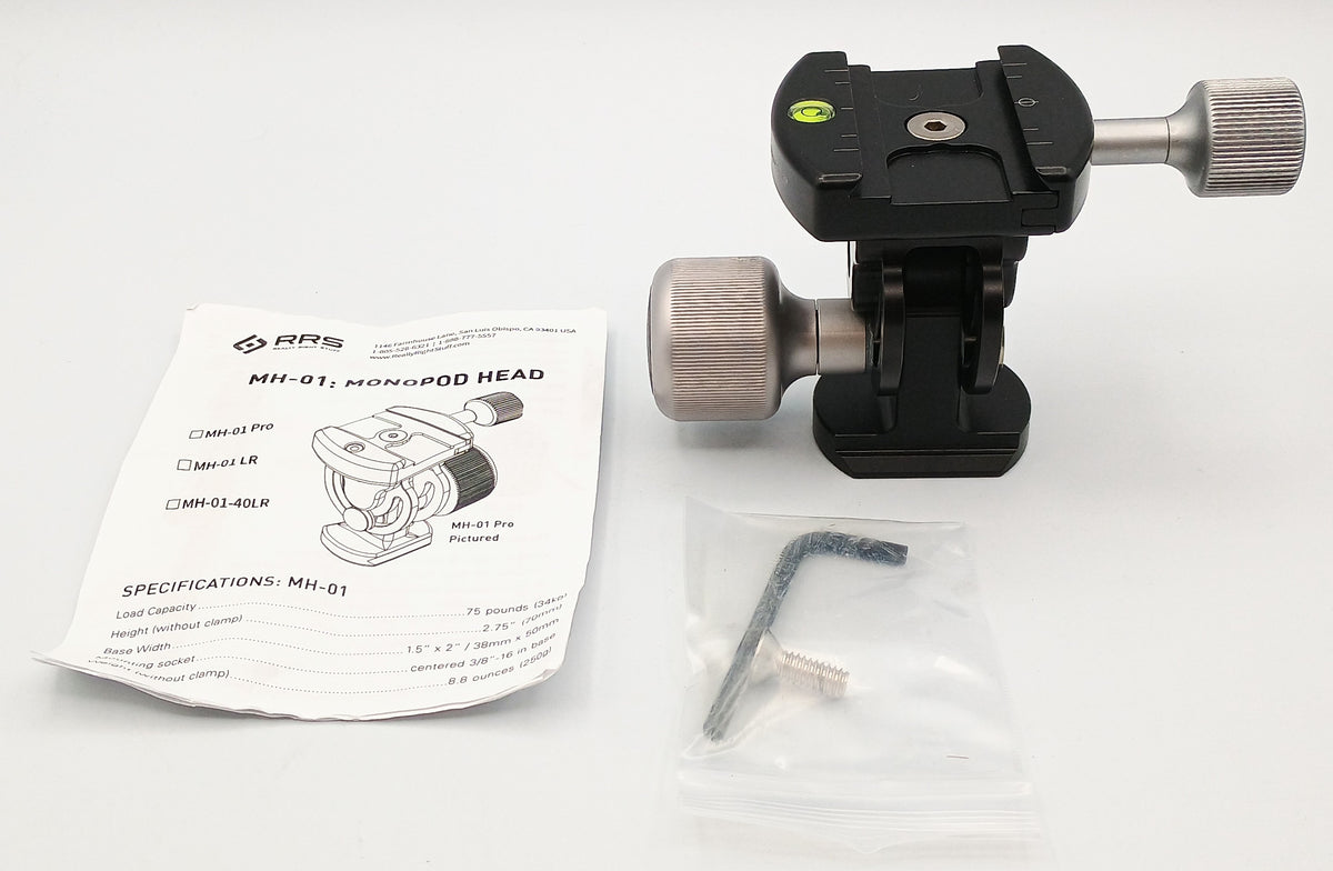 Used RRS Really Right Stuff Monopod Head MH-01