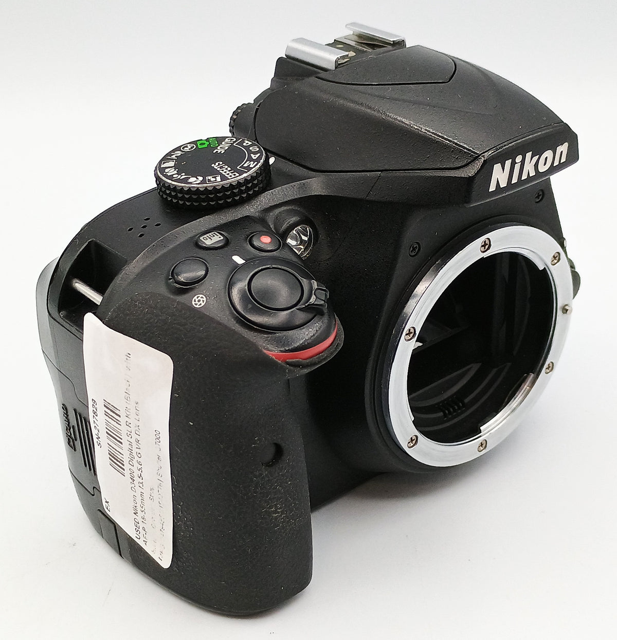 USED Nikon D3400 Digital SLR Kit (Black) with AF-P 18-55mm f3.5-5.6 G VR DX Lens