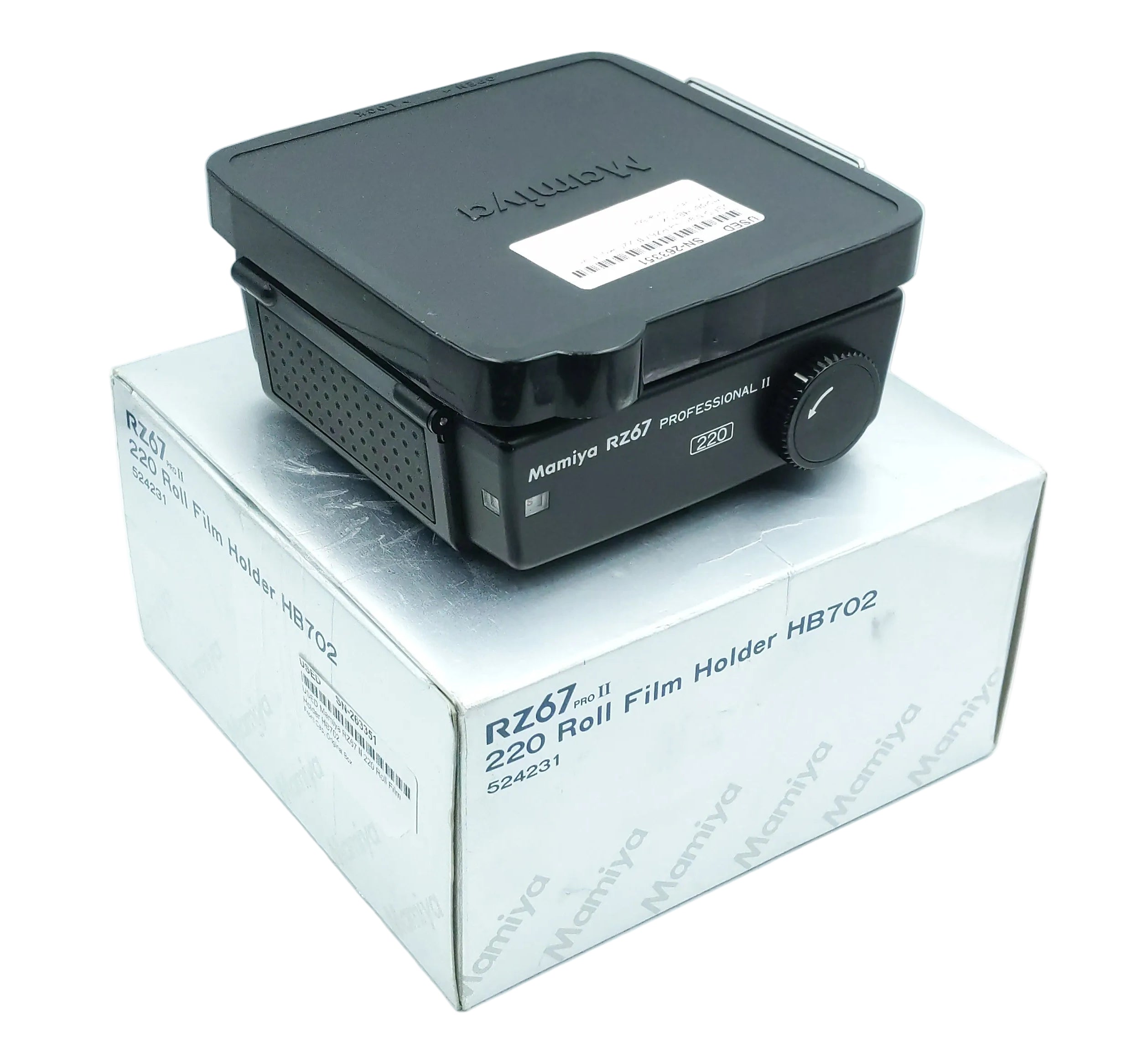 USED Mamiya RZ67 II 220 Roll Film Holder HB702