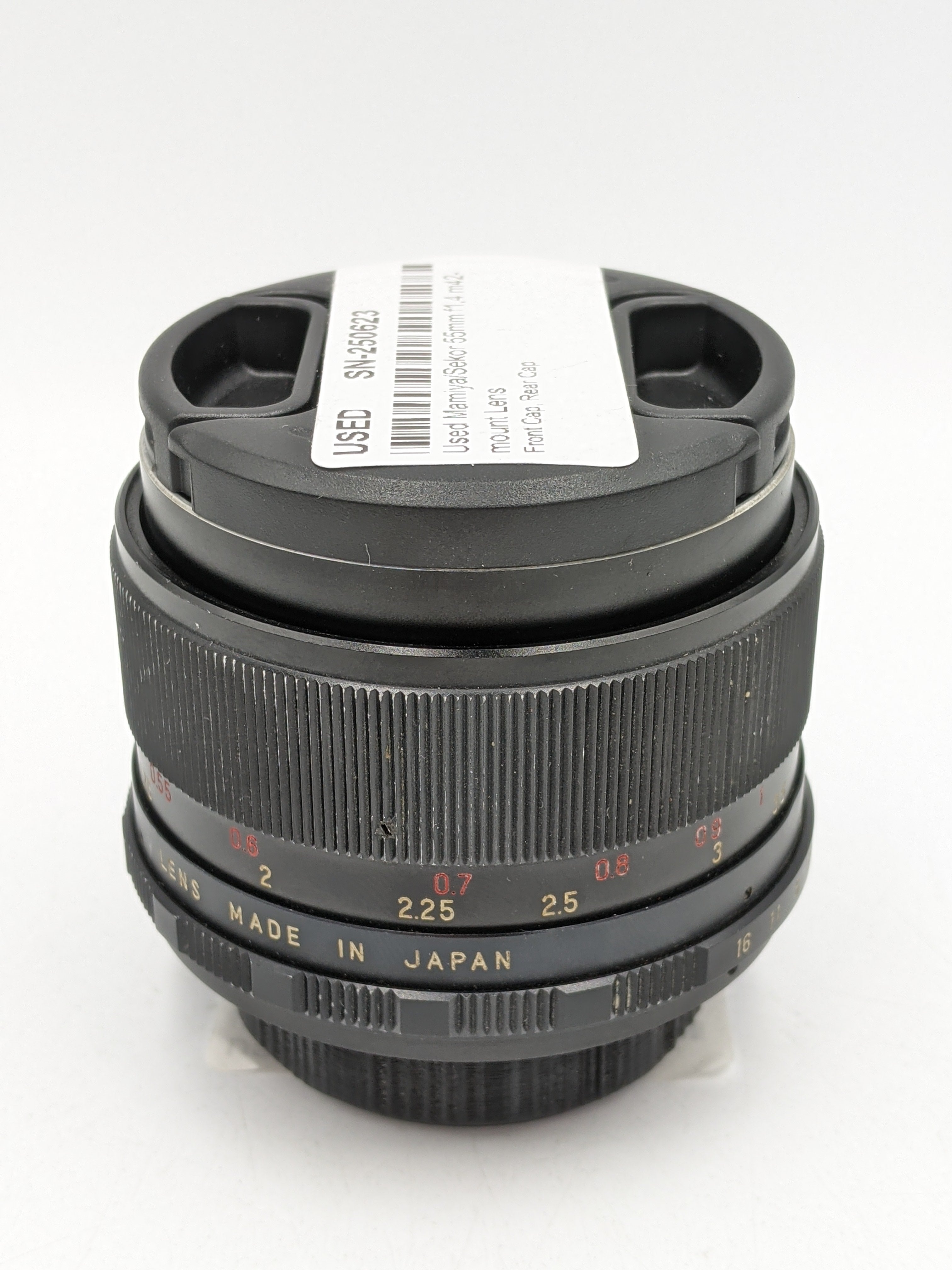 AUTO mamiya/sekor 55mm f/1.4 M42 オールドレンズ Used Mamiya/Sekor 55mm f1.4 m42-mount Lens