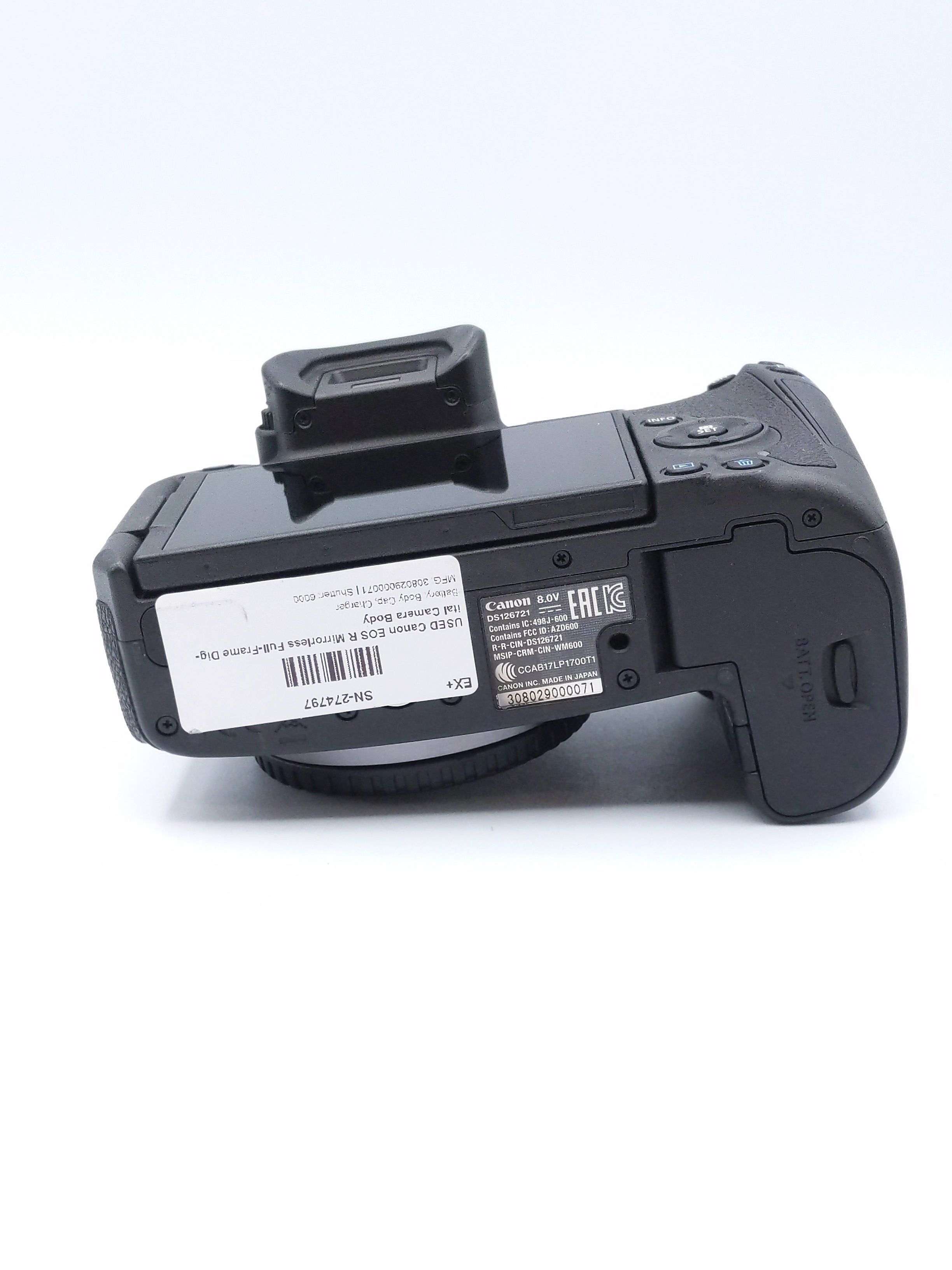 USED Canon EOS R Mirrorless Full-Frame Digital Camera Body