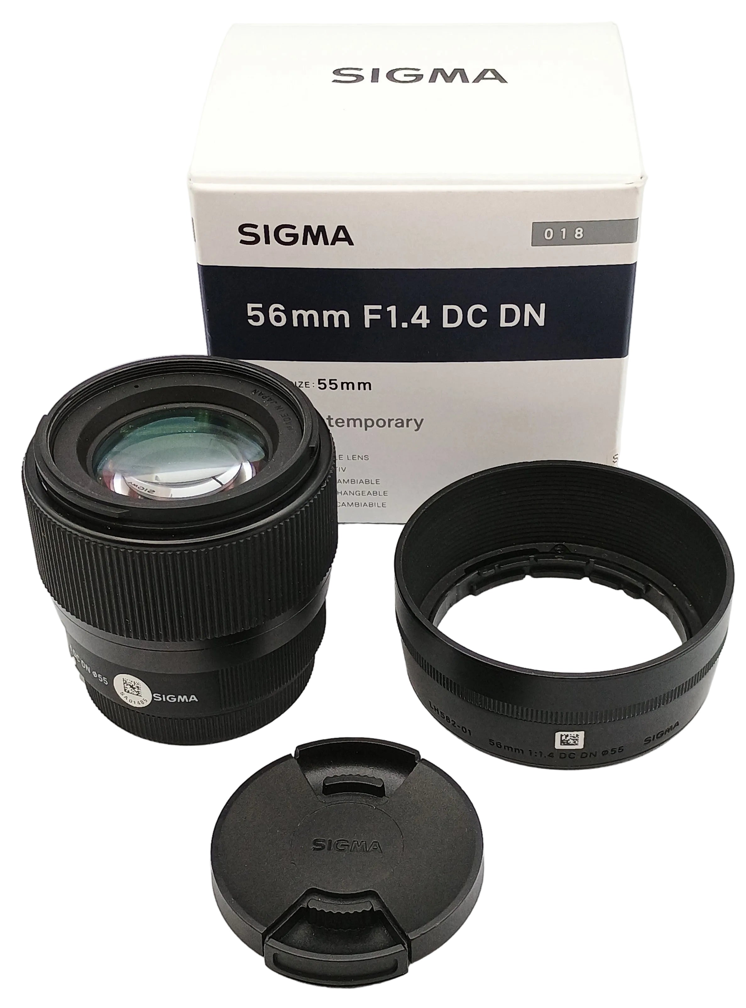 Used Sigma 56mm f/1.4 DC DN Contemporary Lens for FUJIFILM X