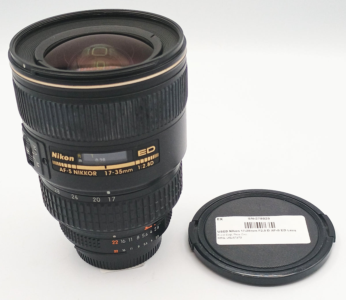 USED Nikon 17-35mm F2.8 D AF-S ED Lens