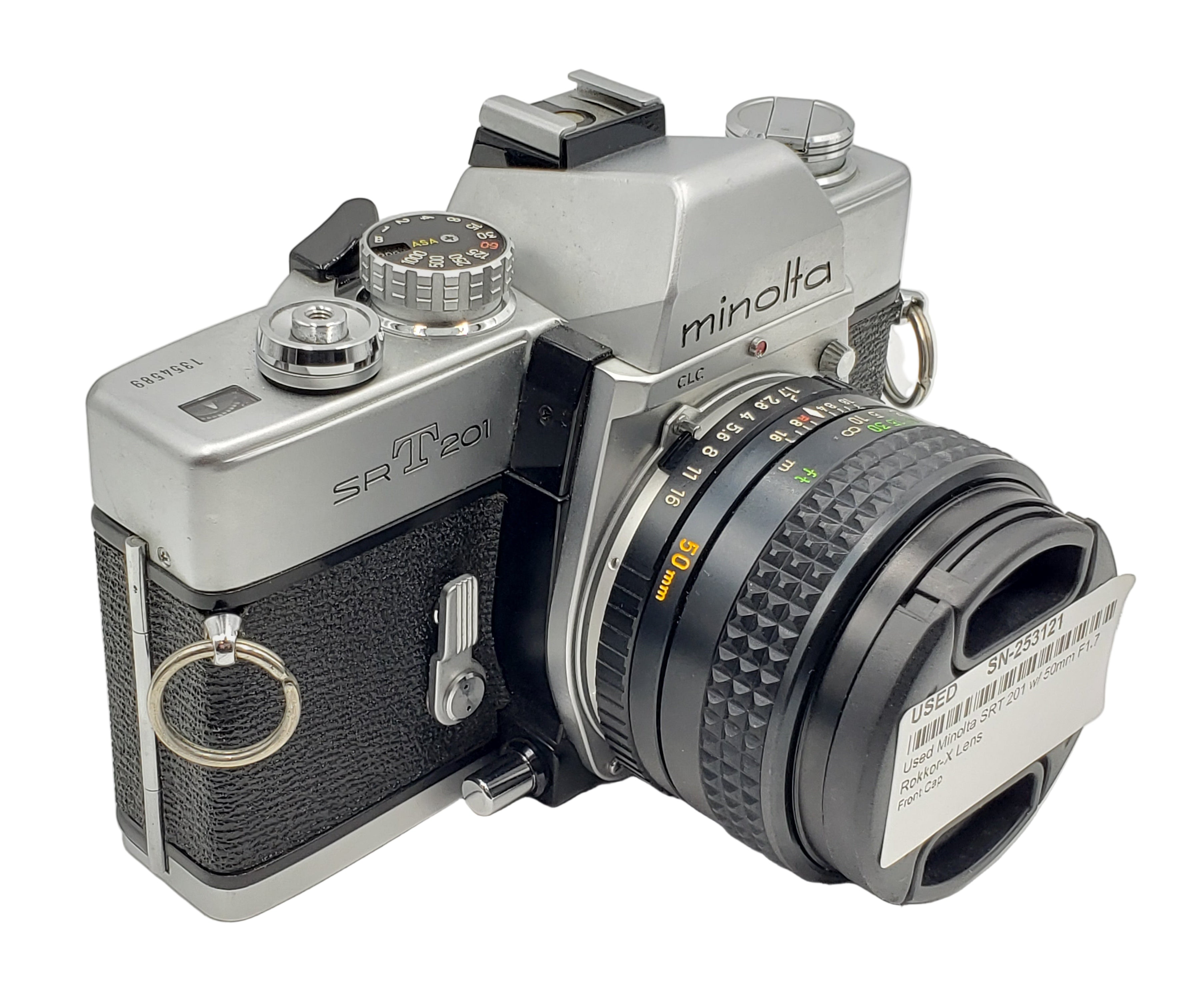 Used Minolta SRT 201 w/ 50mm F1.7 Rokkor-X Lens