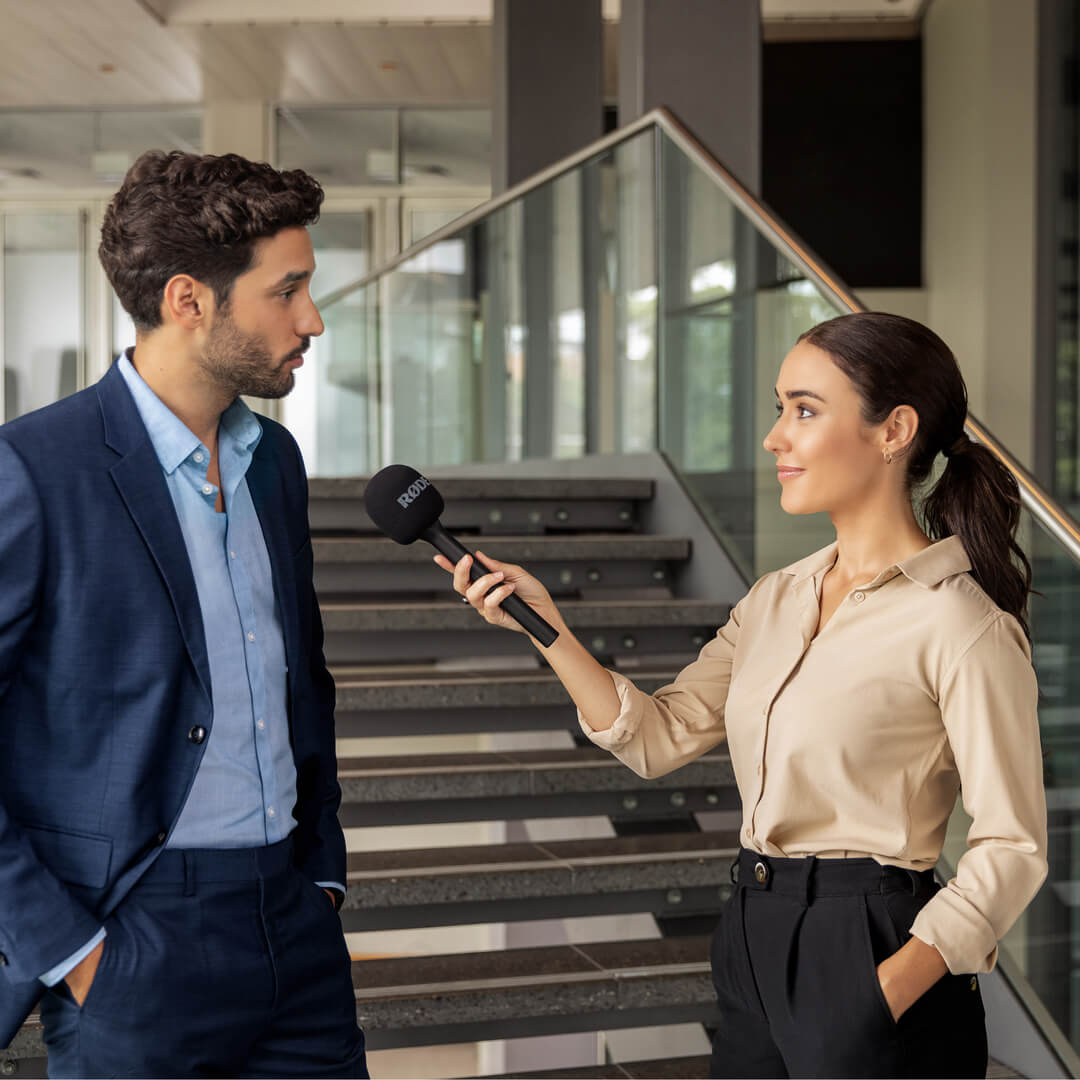 Interview GO in use with Wireless GO II and Lavalier GO