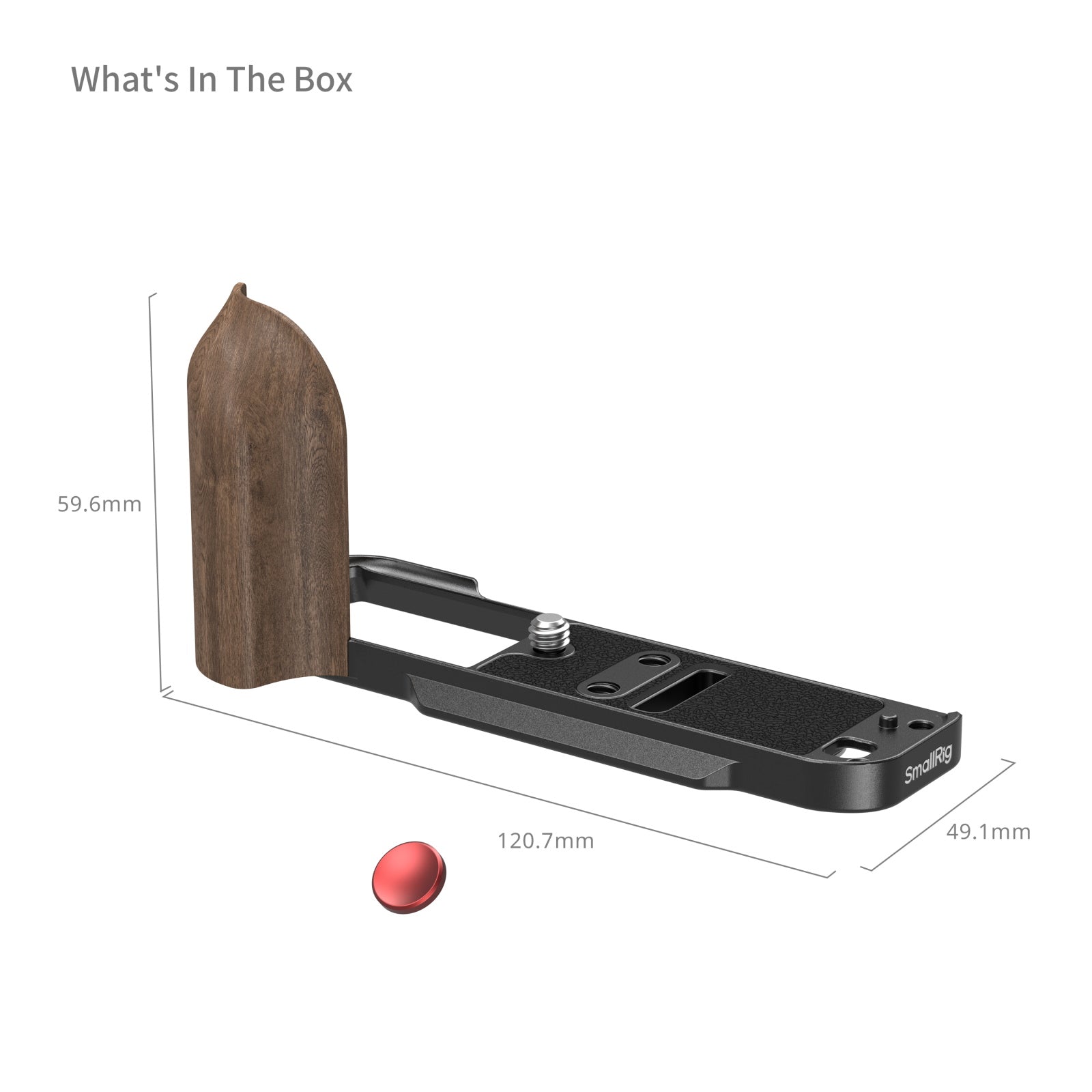 SmallRig L-Shaped Wooden Grip for FUJIFILM X-T30 Series (Black)