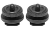SmallRig Cold Shoe Adapter with 3/8" to 1/4" Thread(2pcs Pack) 1631 2086