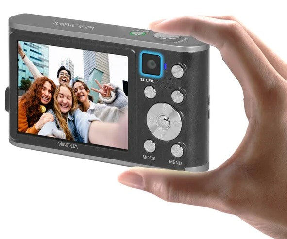 MINOLTA® MND23 48 MP Autofocus / 4K Ultra HD Camera (Black)