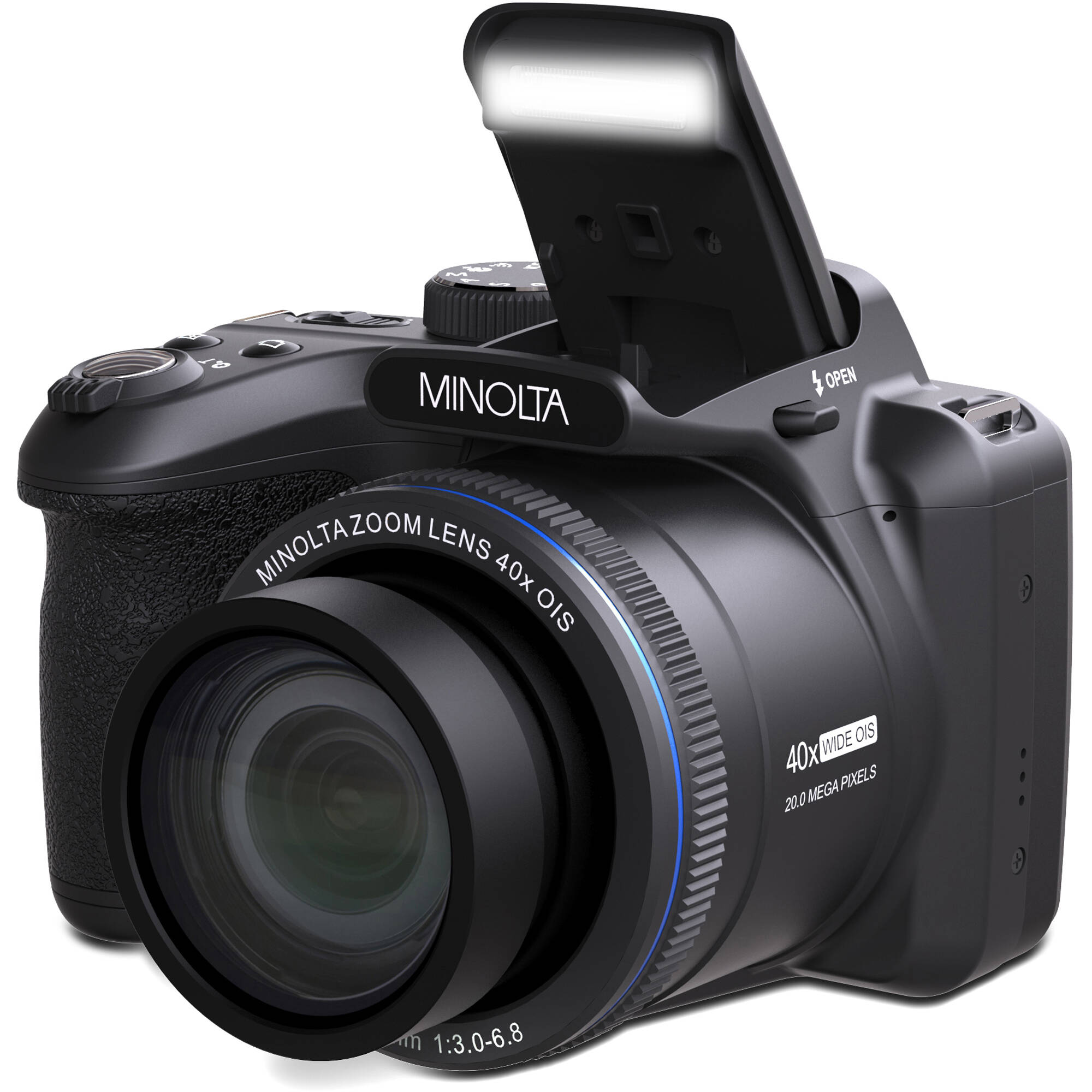 Minolta MN40Z Digital Camera - Black