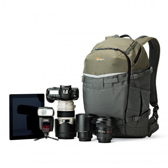 Lowepro FlipsideTrek BP 450 AW Backpack (Gray/Dark Green)
