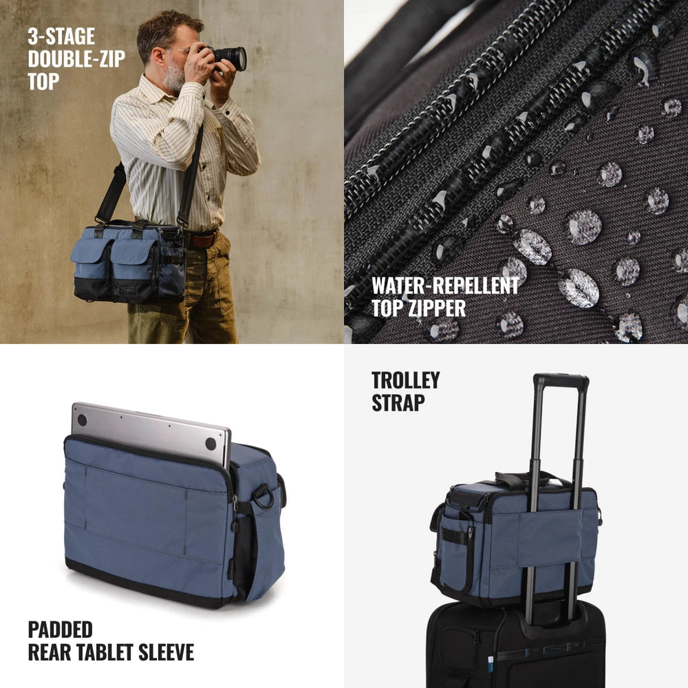 Tenba DNA V2 Shoulder Bag 14 - Blue, product gallery image 4